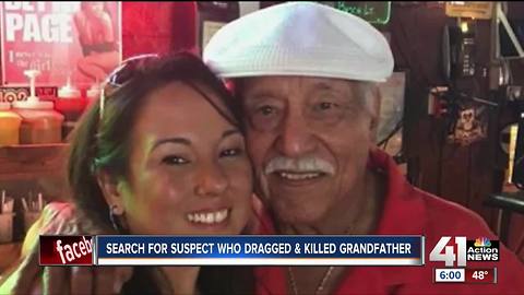 Police still searching for suspect who dragged & killed grandfather