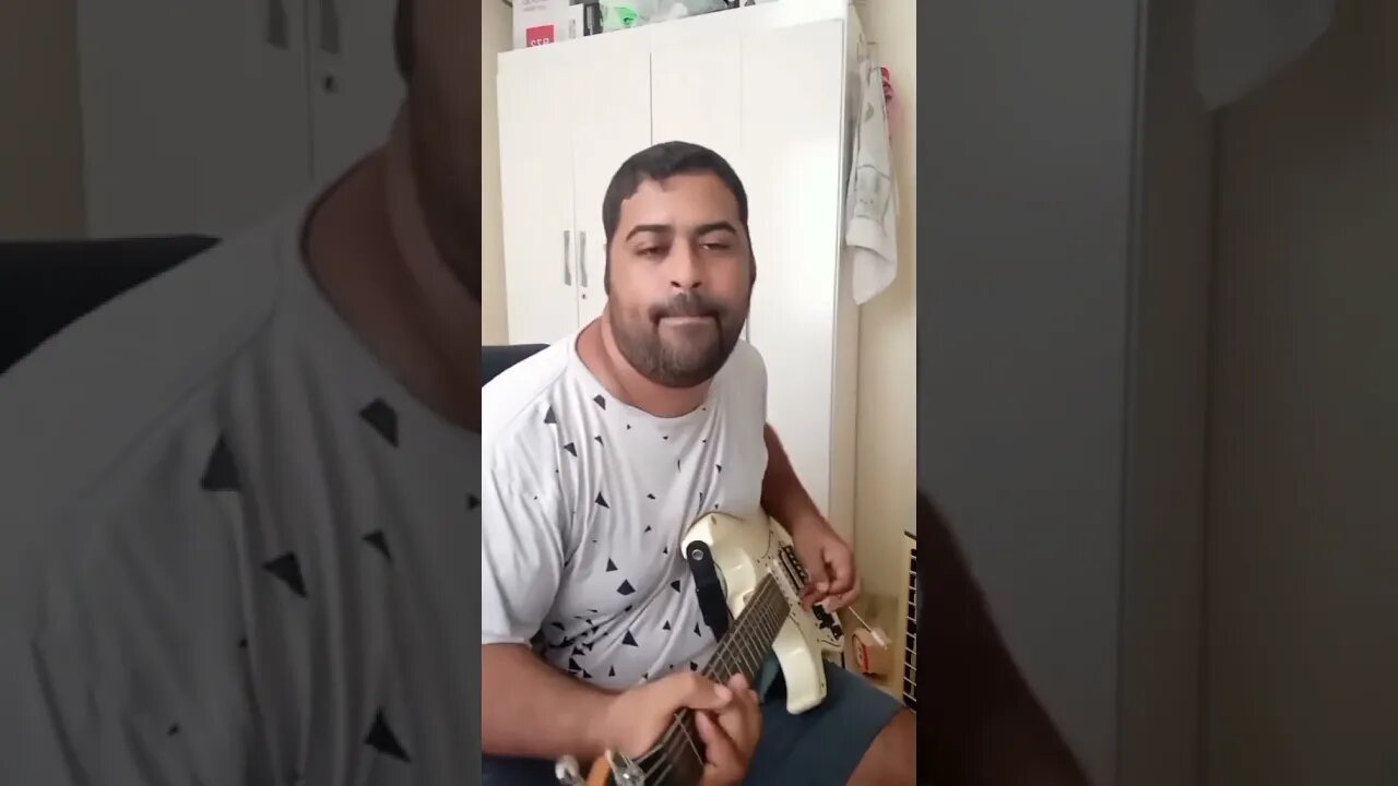 Solo da música In my dreams with you #stevevai #cover #solo #guitarracover #shorts #guitarra