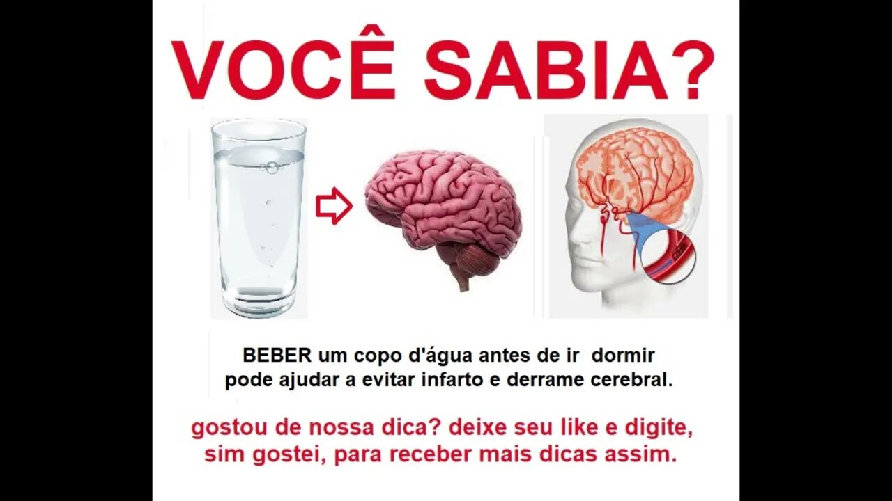 Água pode evitar Infarto e Derrame Cerebral Dicas Úteis #shorts