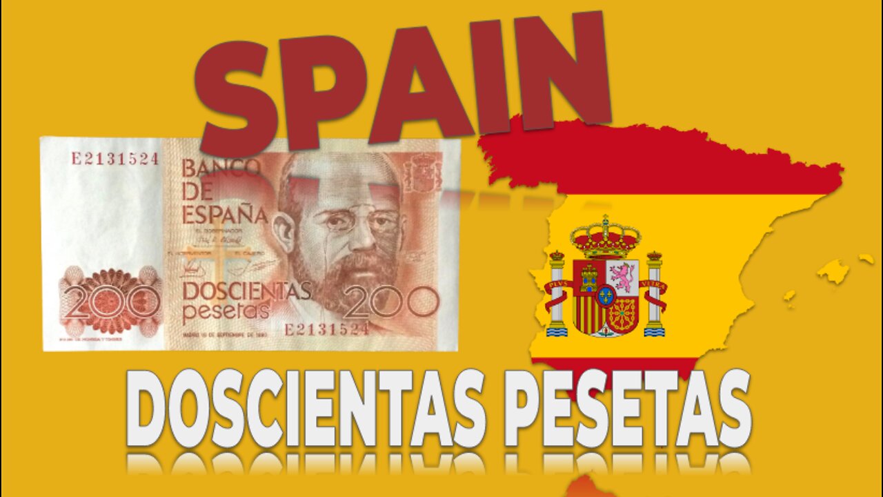 Old banknote: Spain Doscientas Pesetas 1980