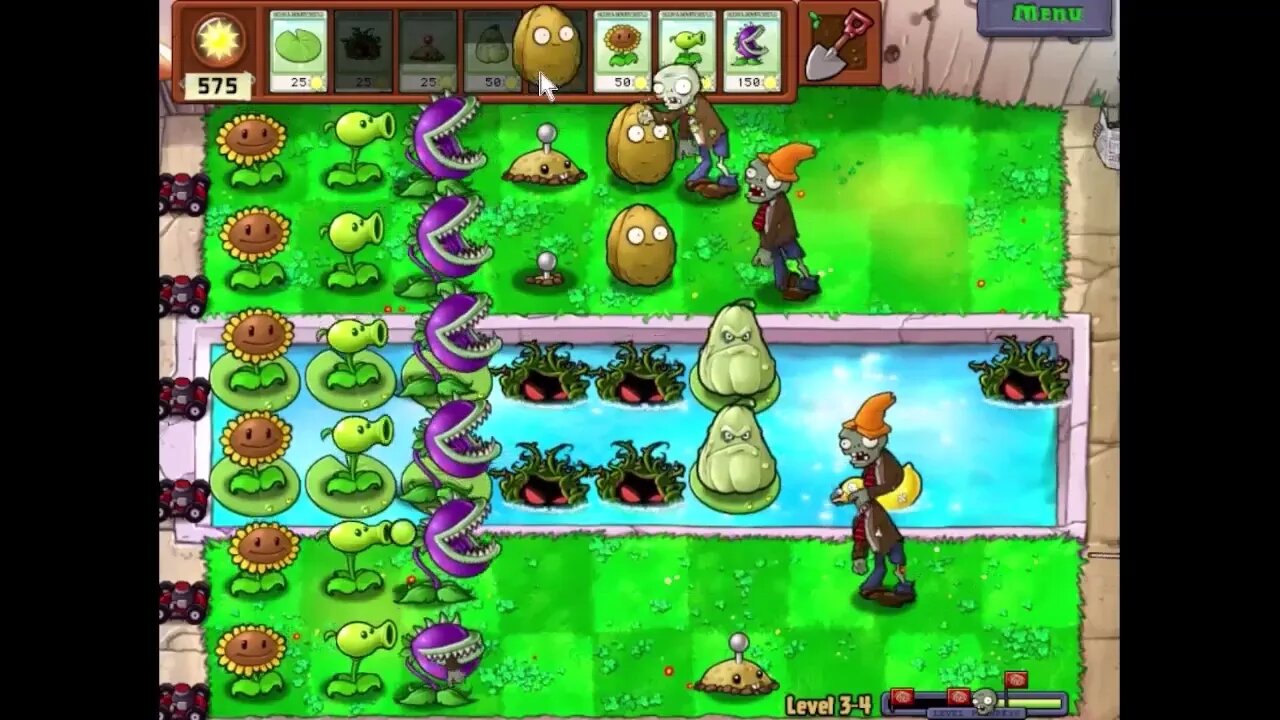 Plants vs Zombies 3-4