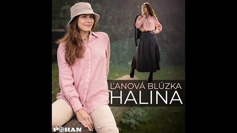 100% ĽaNOVÁ blúzka HALINA - ružová