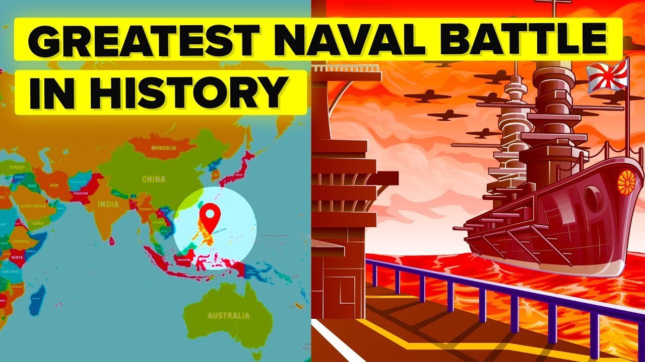 The Battle of Leyte Gulf - Most INSANE Naval Battle in History