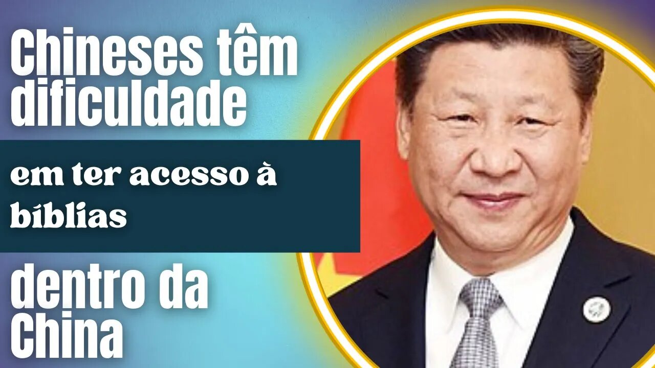 Chineses estão precisando de bíblias!