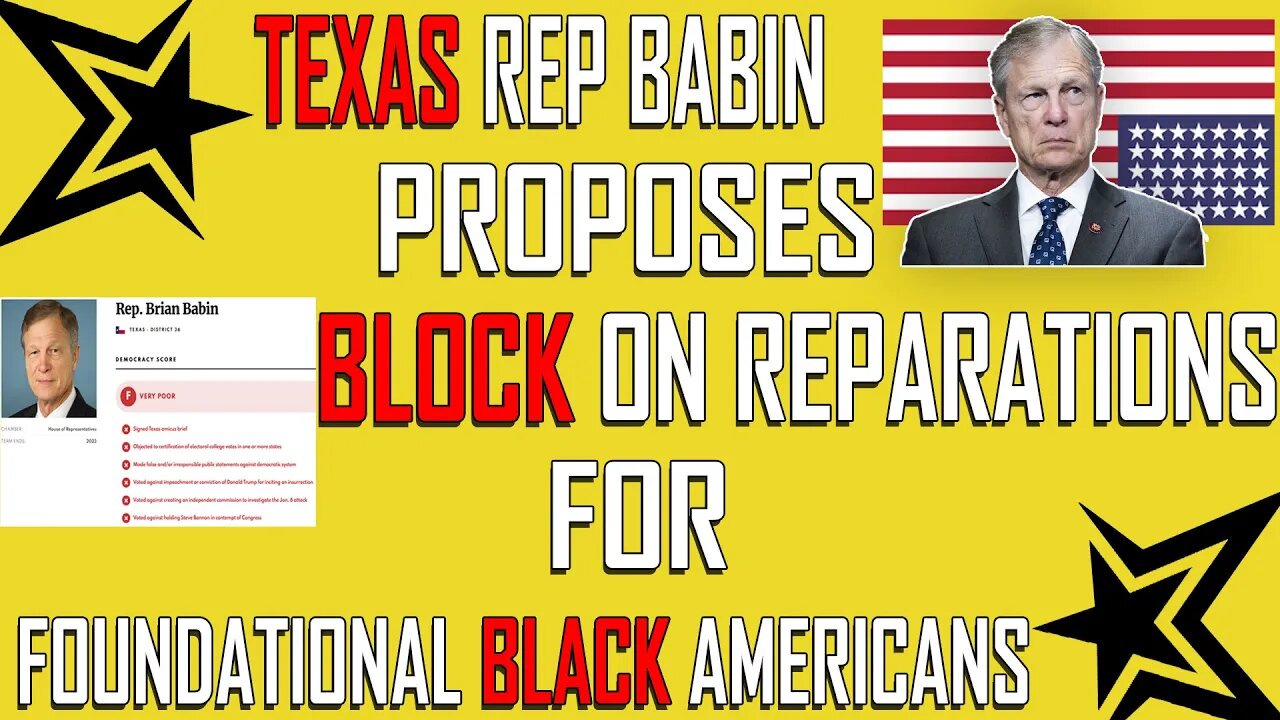 This Bill Would Block Federal Aid To Any State That Gives Reparations To Black Americans!