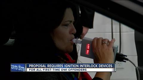 Proposal requires ignition interlock devices