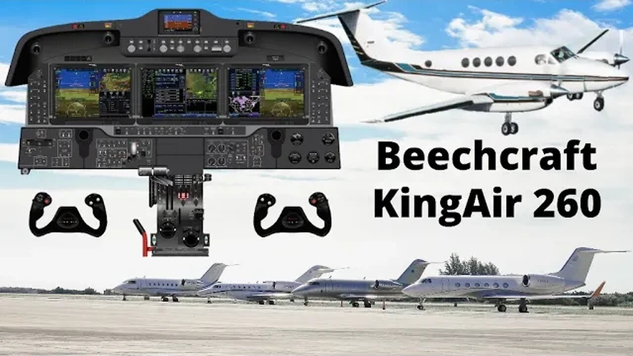 Cockpit Beechcraft KingAir 260 - Rockwell Collins Pro Line Fusion #avião #aviação #beechcraft