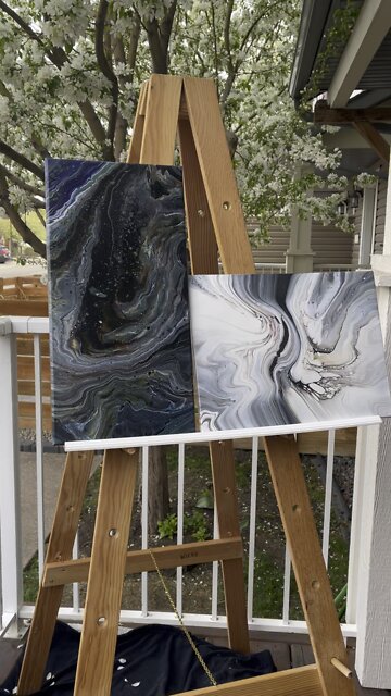 SALE #23 Black, White and Grey #art #shorts #galaxy