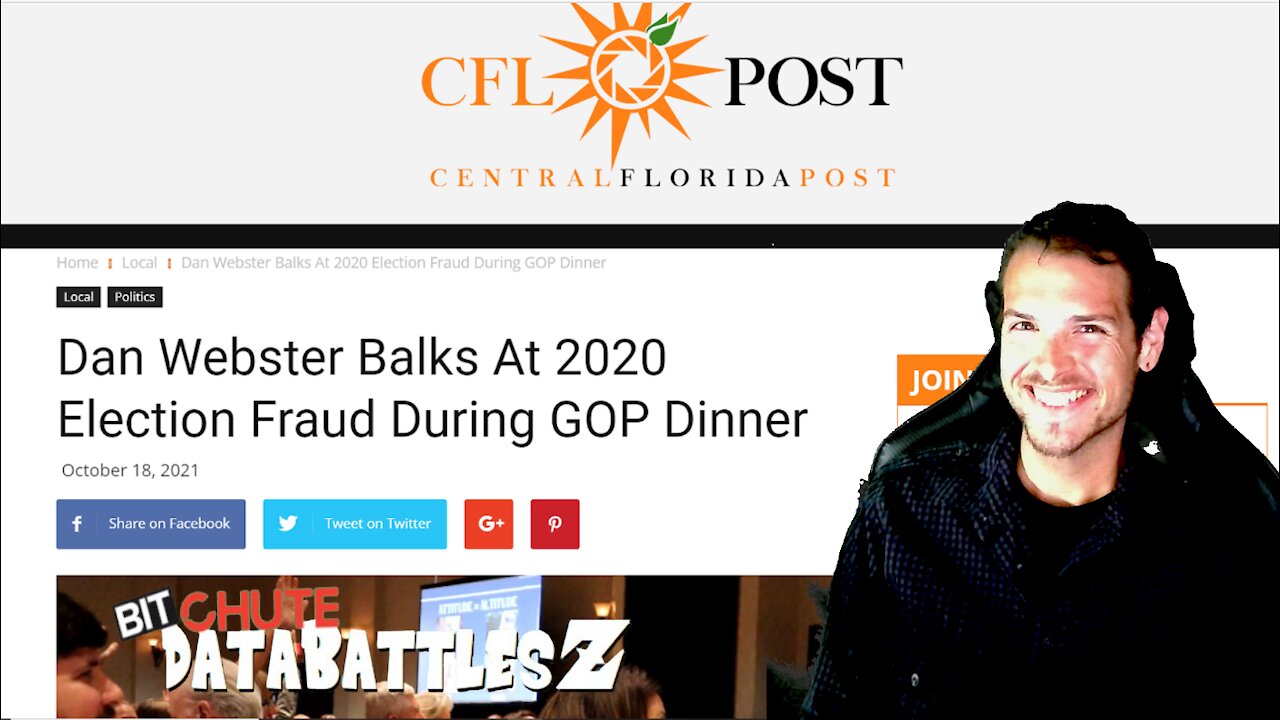 Dan Webster Balks At 2020 Election Fraud During GOP Dinner by Jacob Engels