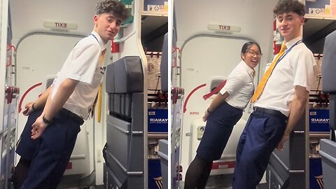 Flight attendants can make the Michael Jackson lean during take-off
