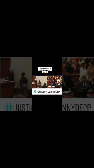 WOW! Amber Heard Storms Out of Court!