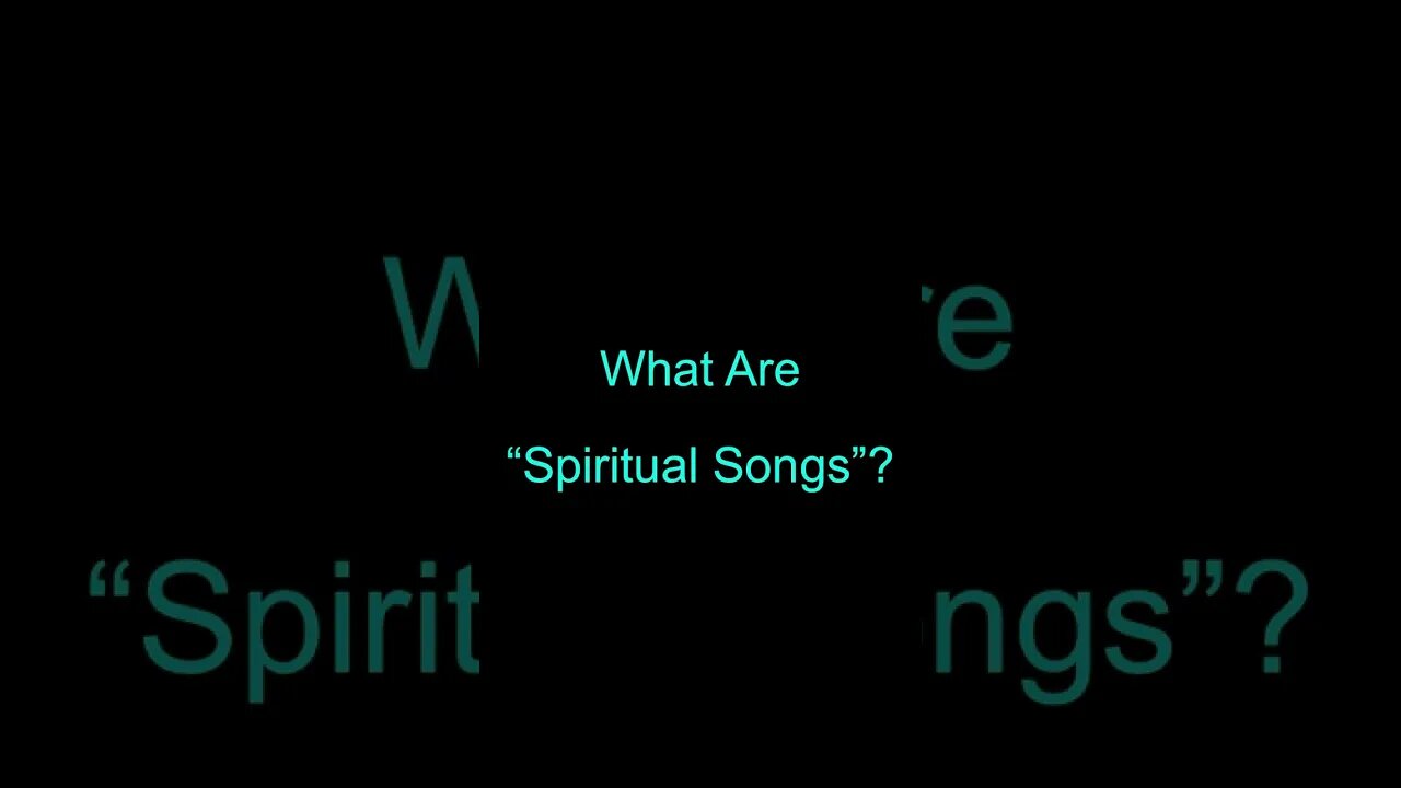 Spiritual Songs #shorts