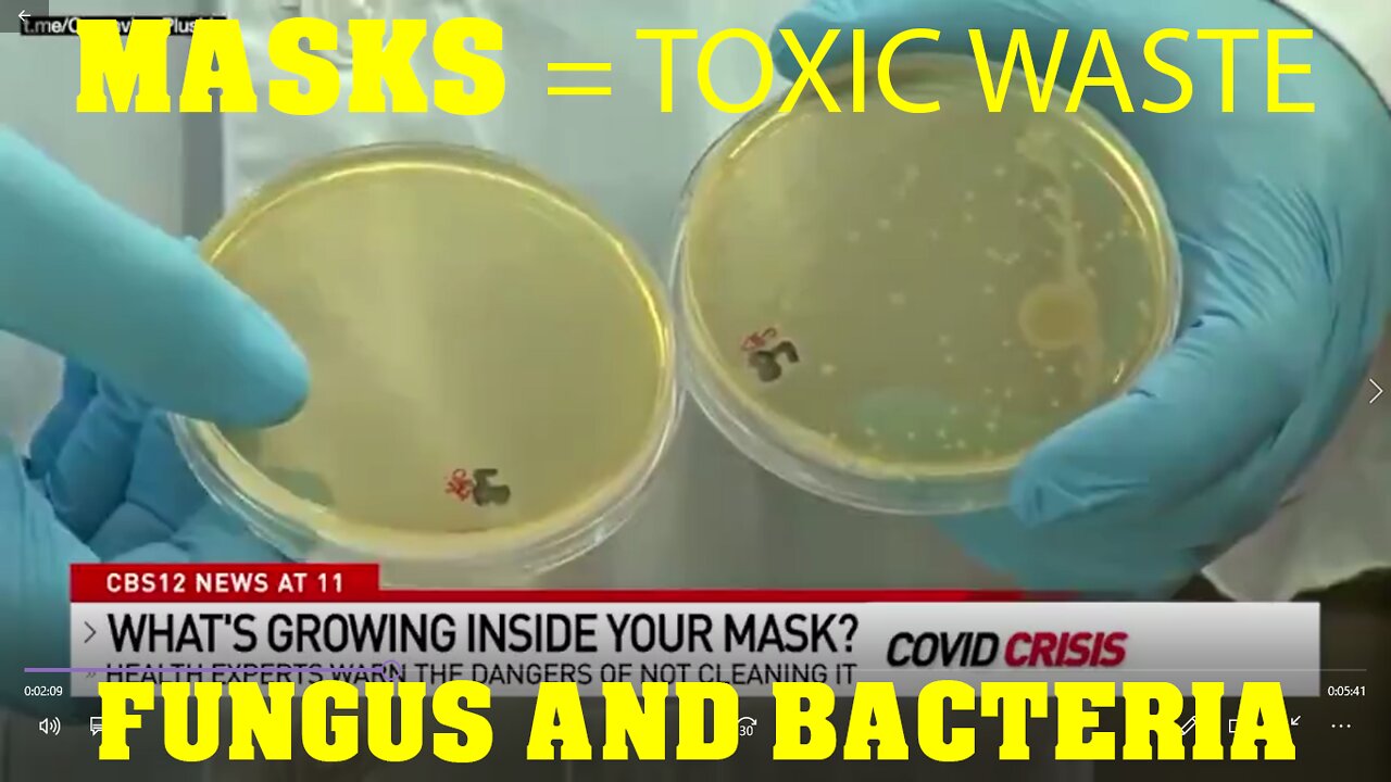 MASKS = toxic waste