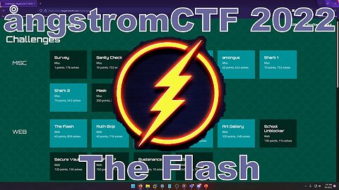 angstromCTF 2022: The Flash