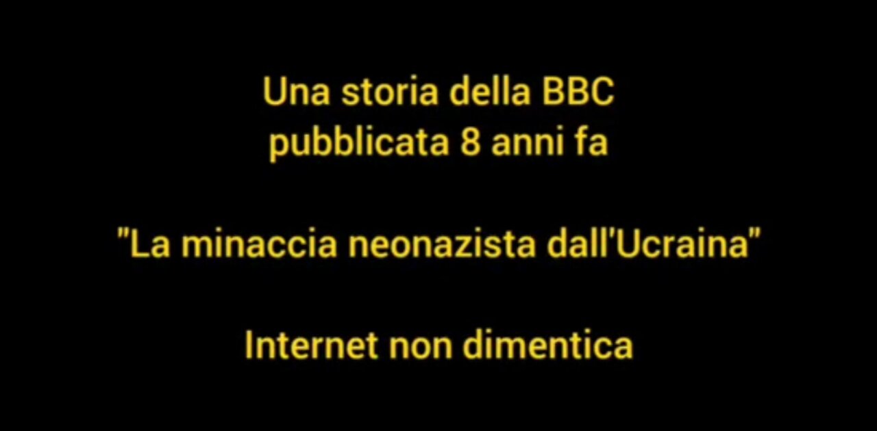 La minaccia neonazista dall'Ucraina