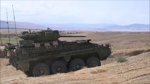 U.S. Soldiers Conduct Gunnery Range