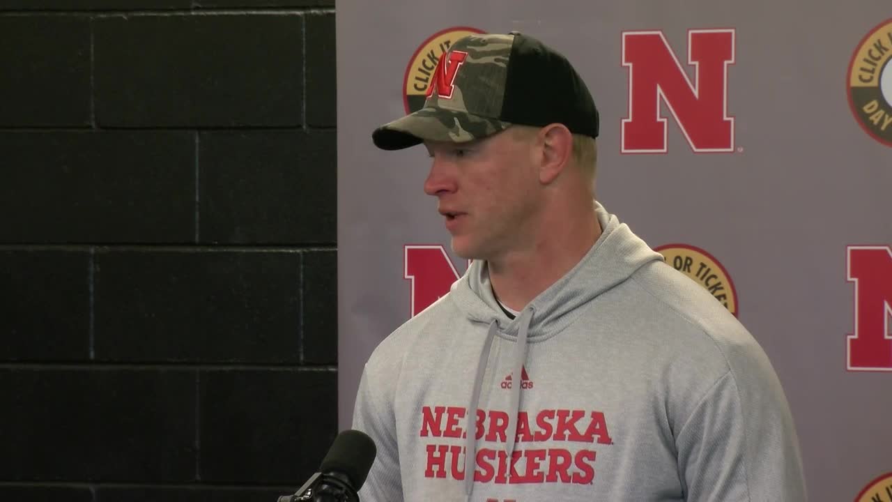 Scott Frost speaks after Nebraska's win over Illinois