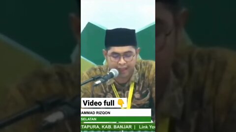 FINALIS MTQN XXIX KALSEL | MUHAMMAD RIZQON - KALIMANTAN SELATAN | TILAWAH DEWASA