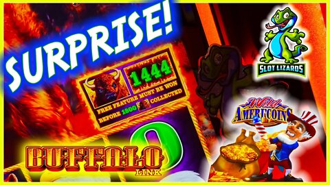 FACEOFF! SURPRISE DOUBLE BONUS! Buffalo Link VS Wonder 4 Boost Wild Americoins Slot