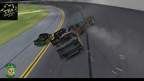 @dauntlesstea Toyota Tundra getting taken out at Daytona #bedauntless #dare2bedauntless #iracing