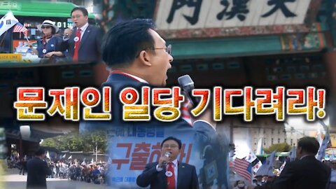 ★[태평TV][선구자방송] 171007 문재인 쥐 잡듯이 하는 김일선 교수-대한문 경고 연설 [김일선의 태극기 대반격]