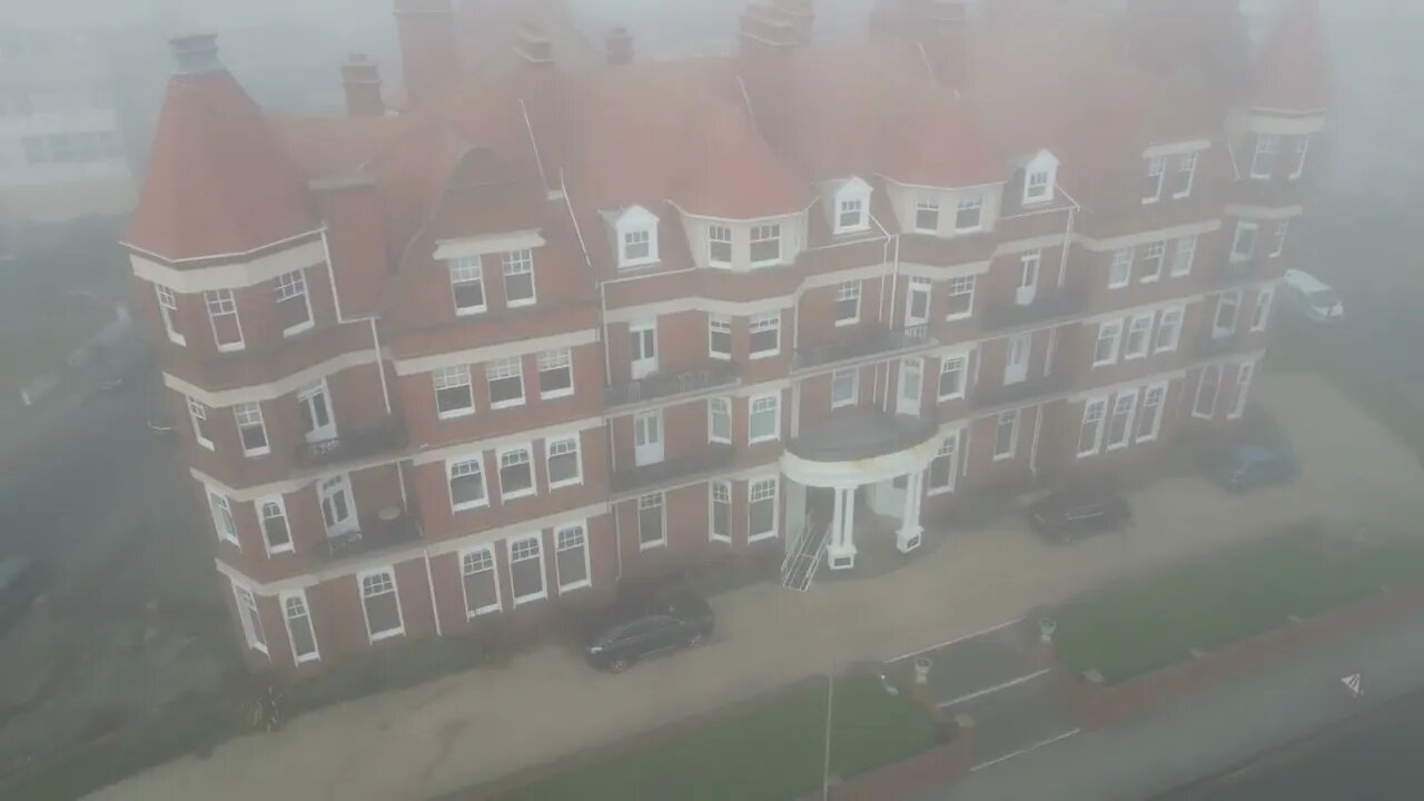 DJI 0163 Flying my DJI Mini 3 drone above the fog in Clacton on Sea Essex at over 100 meters 2023