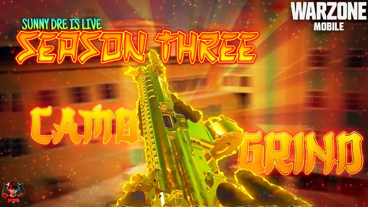 SEASON THREE IS FINALLY HERE - GRINDING CAMOS IN WARZONE MOBILE LIVE!!