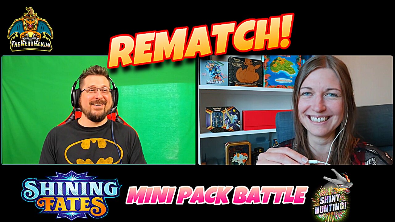 Shining Fates Mini Pack Battle Rematch w/ Heather | Shiny Hunting | Pokemon Cards Opening