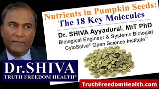 Dr. SHIVA: Nutrients in Pumpkin Seeds, The 18 Key Molecules