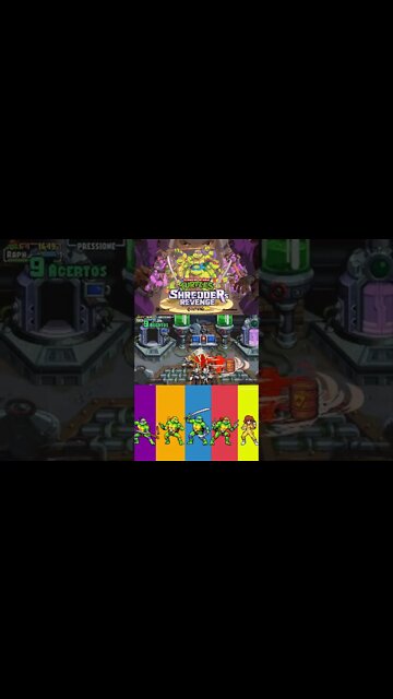 TARTARUGAS NINJAS SHORTS #70 - FASE 12