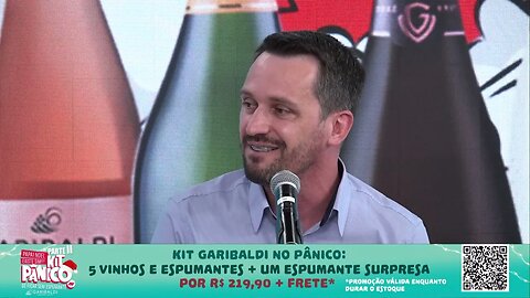 KIT GARIBALDI NO PÂNICO - 5 vinhos e espumantes + 1 espumante surpresa