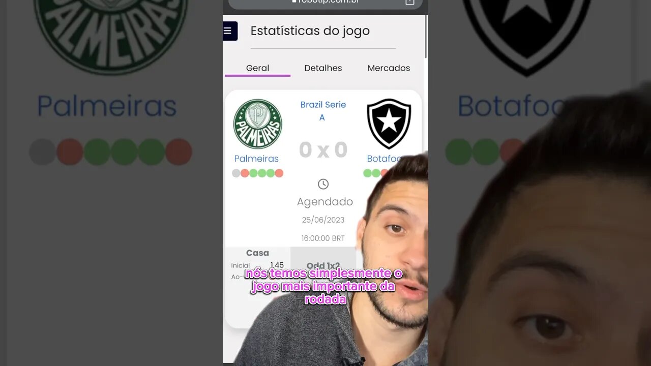 Palmeiras x Botafogo!