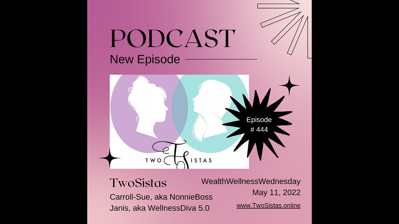 05.11.22 - TwoSistas - WealthWellnessWednesday