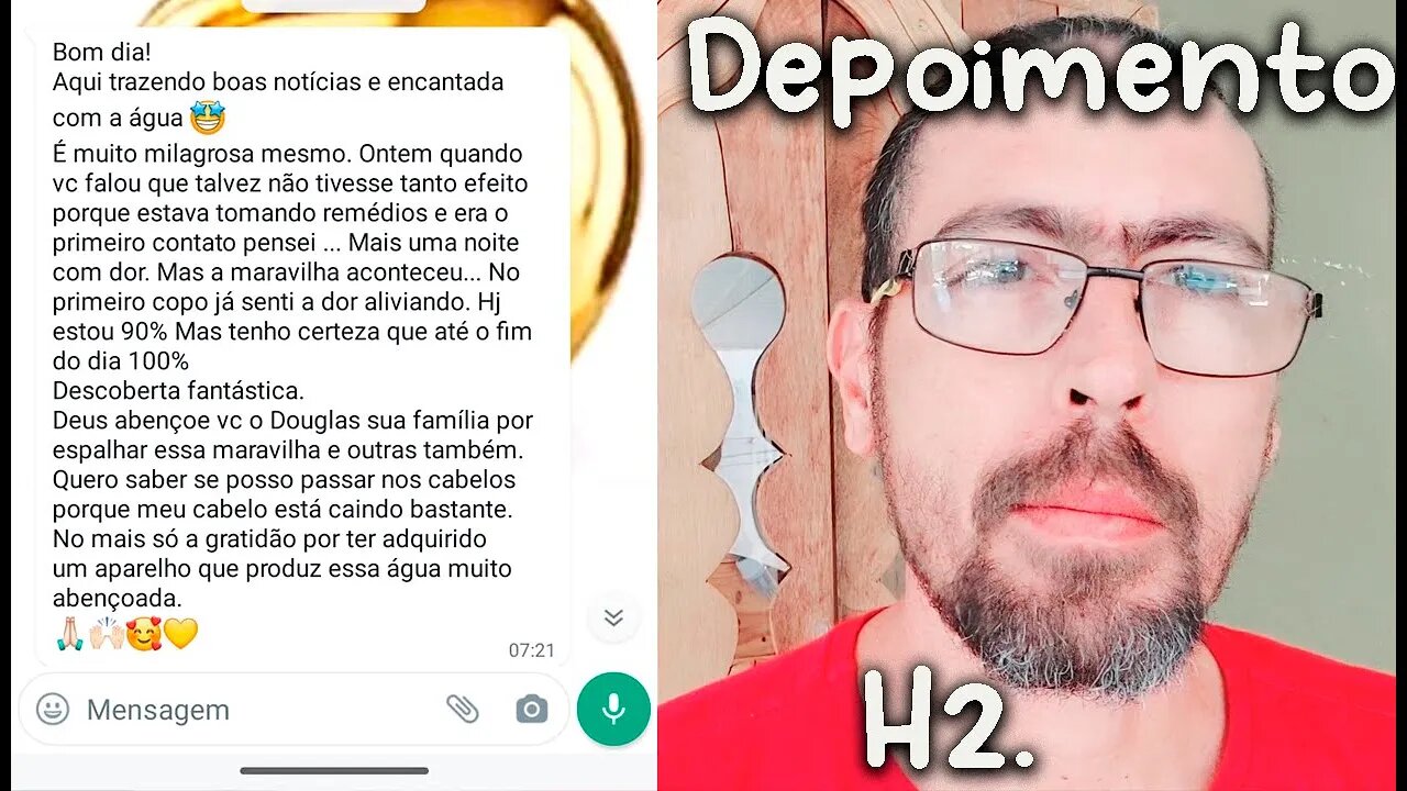 Depoimento efeito imediato do hidrogĂȘnio molecular.