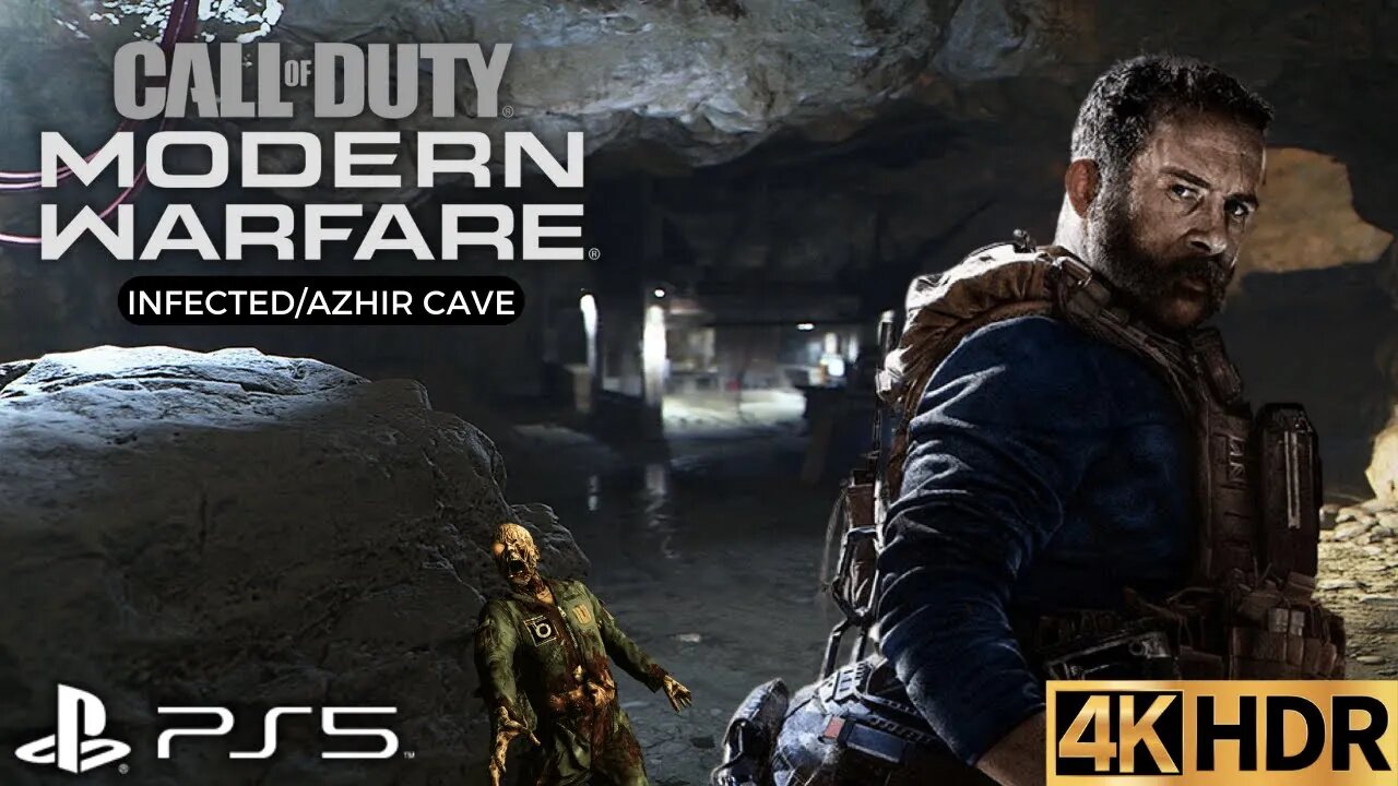 COD: Modern Warfare (2019) | Infected on Azhir Cave | PS5, PS4 | 4K (No Commentary Gameplay)