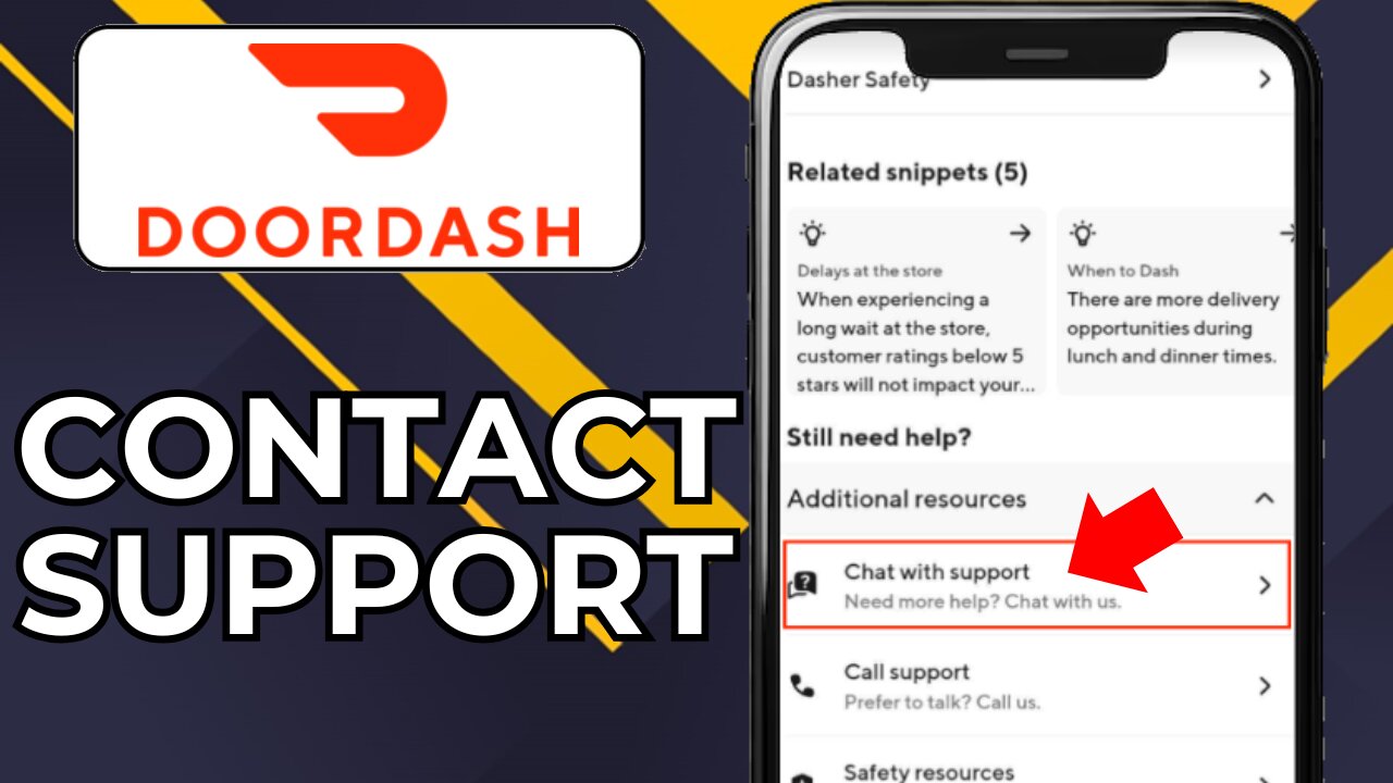 HOW TO CONTACT DOORDASH SUPPORT