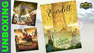 Everdell Big Ol' Box of Storage + Mistwood + Newleaf Unboxing!