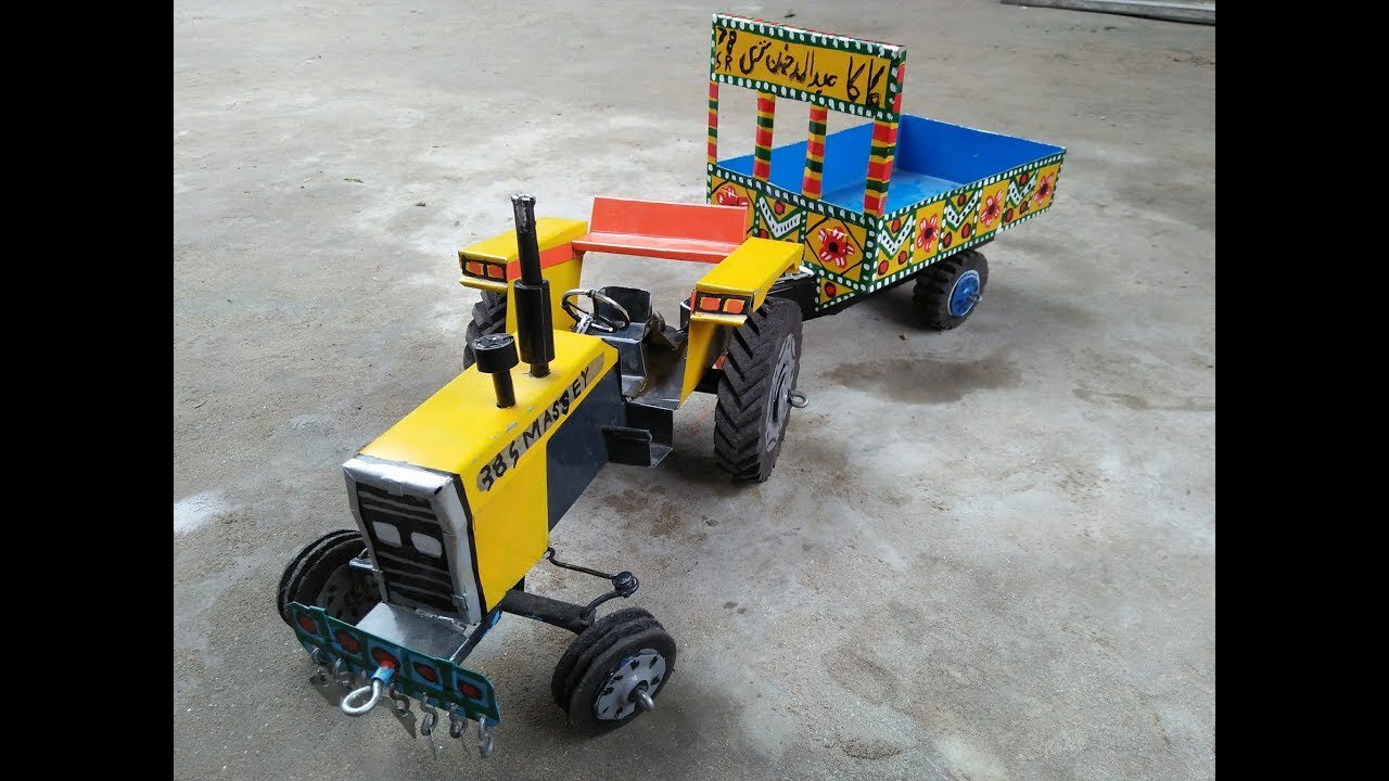 Sahiwal Tractor trolley punjab Pakistan 2018