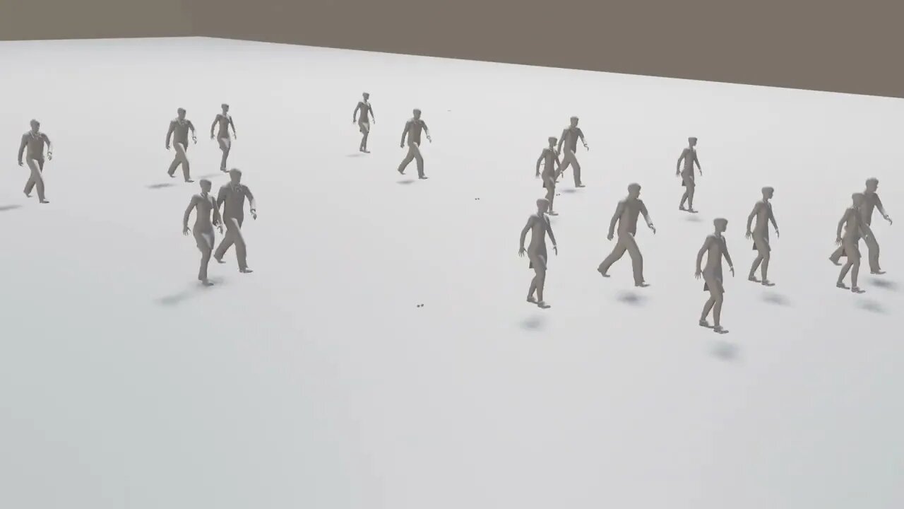 first crowd sim test0001 0250