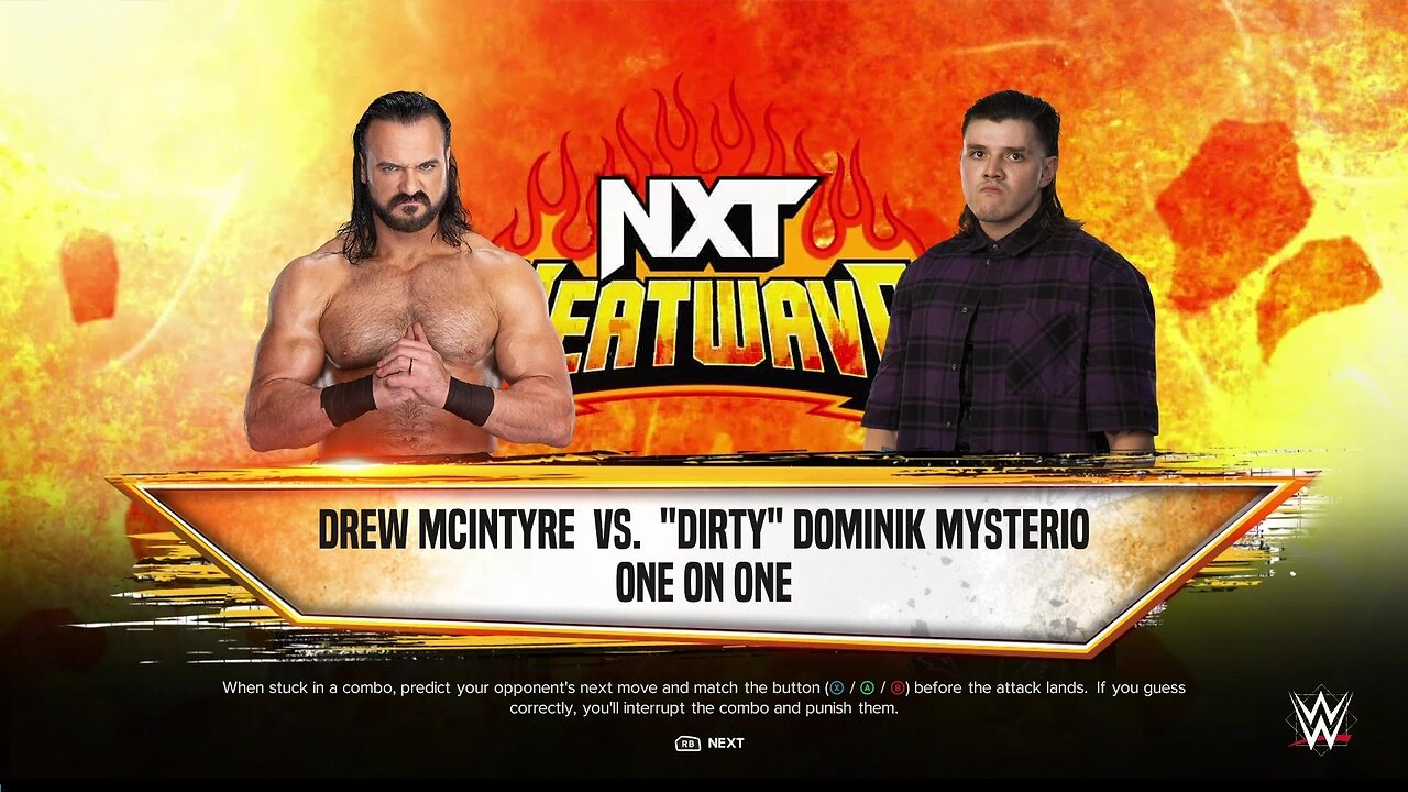 WWE 2k24 Drew Mcintyre vs Dominik Mysterio