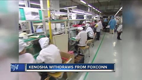 City of Kenosha says it's out of Foxconn hunt