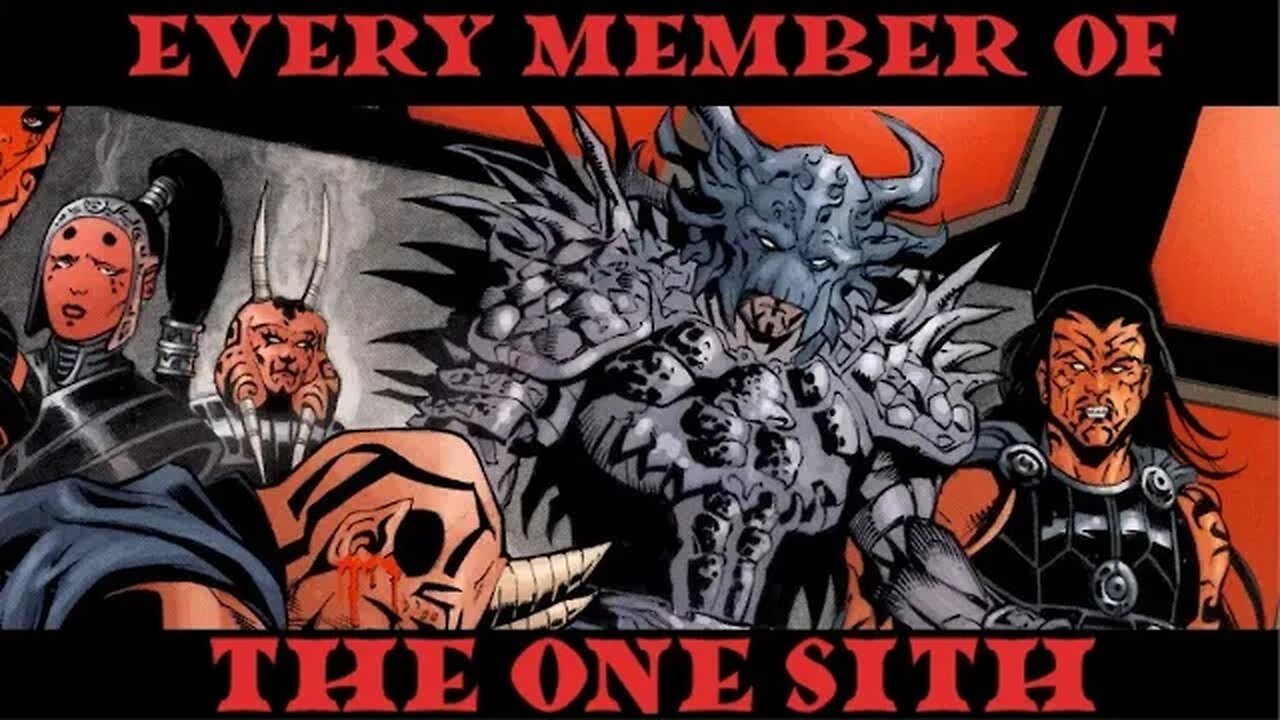 Every Member of The One Sith! (Star Wars Legends/EU Lore!)