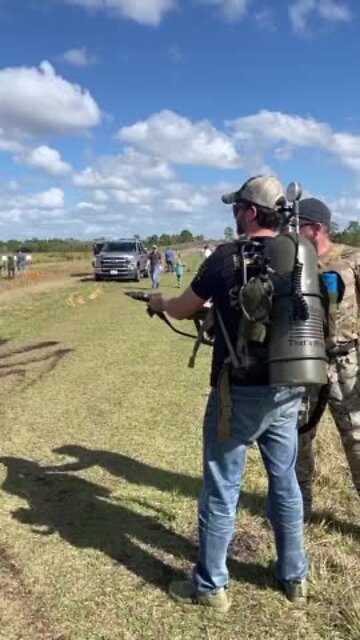 Donald Trump Jr. Lets Loose With Epic Flamethrower