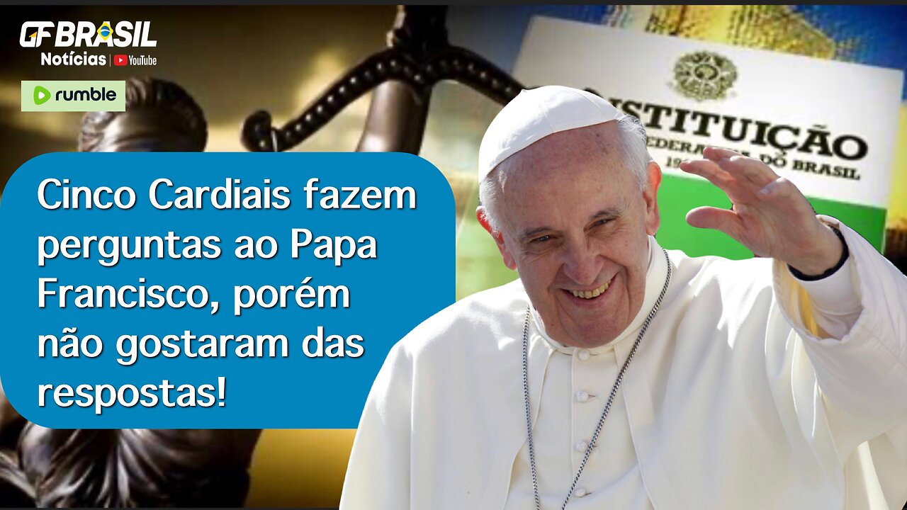 Cinco Cardiais fazem perguntas ao Papa Francisco, porém não gostaram das respostas!