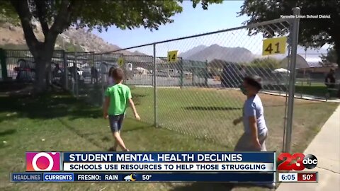 Student mental health declines