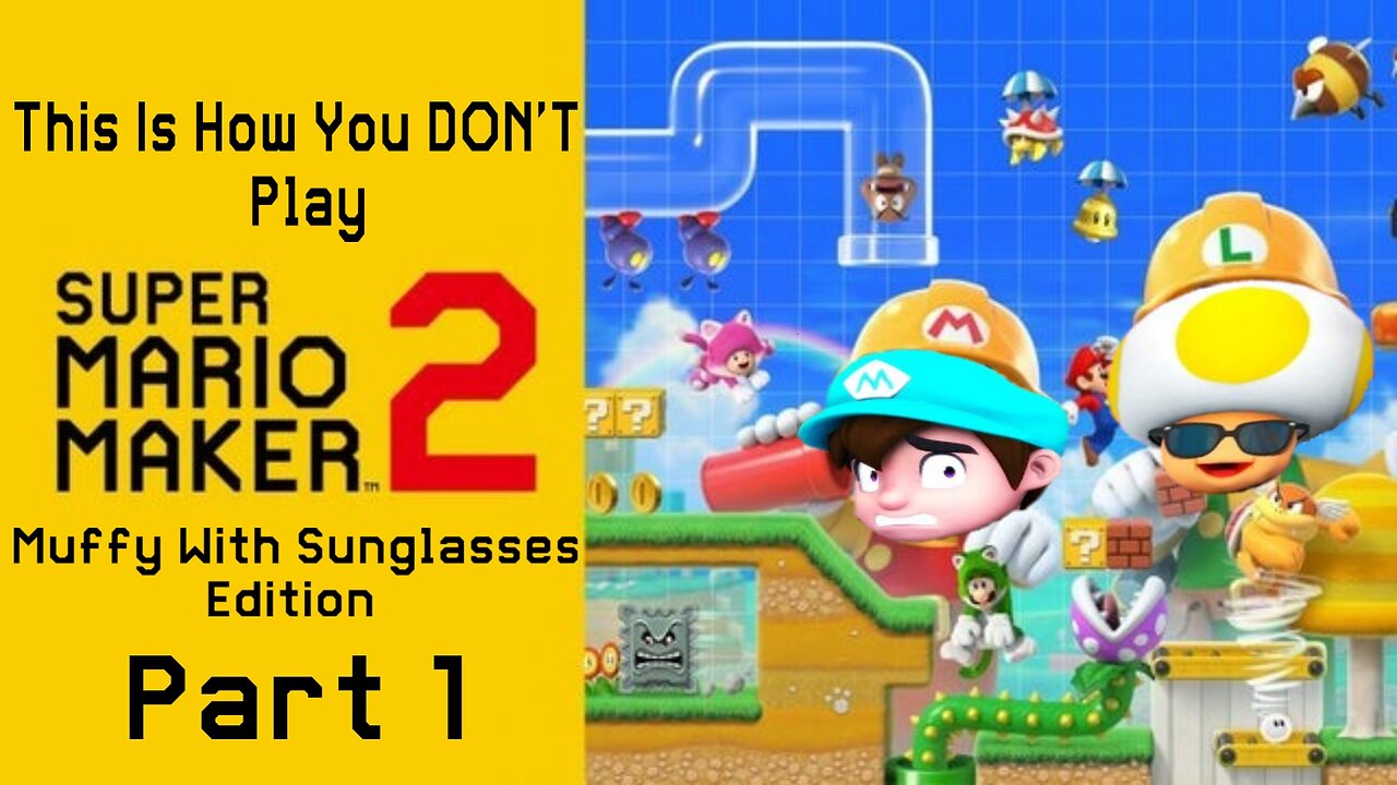 This Is How You DON'T Play Super Mario Maker 2 (Muffy With Sunglasses Edition)