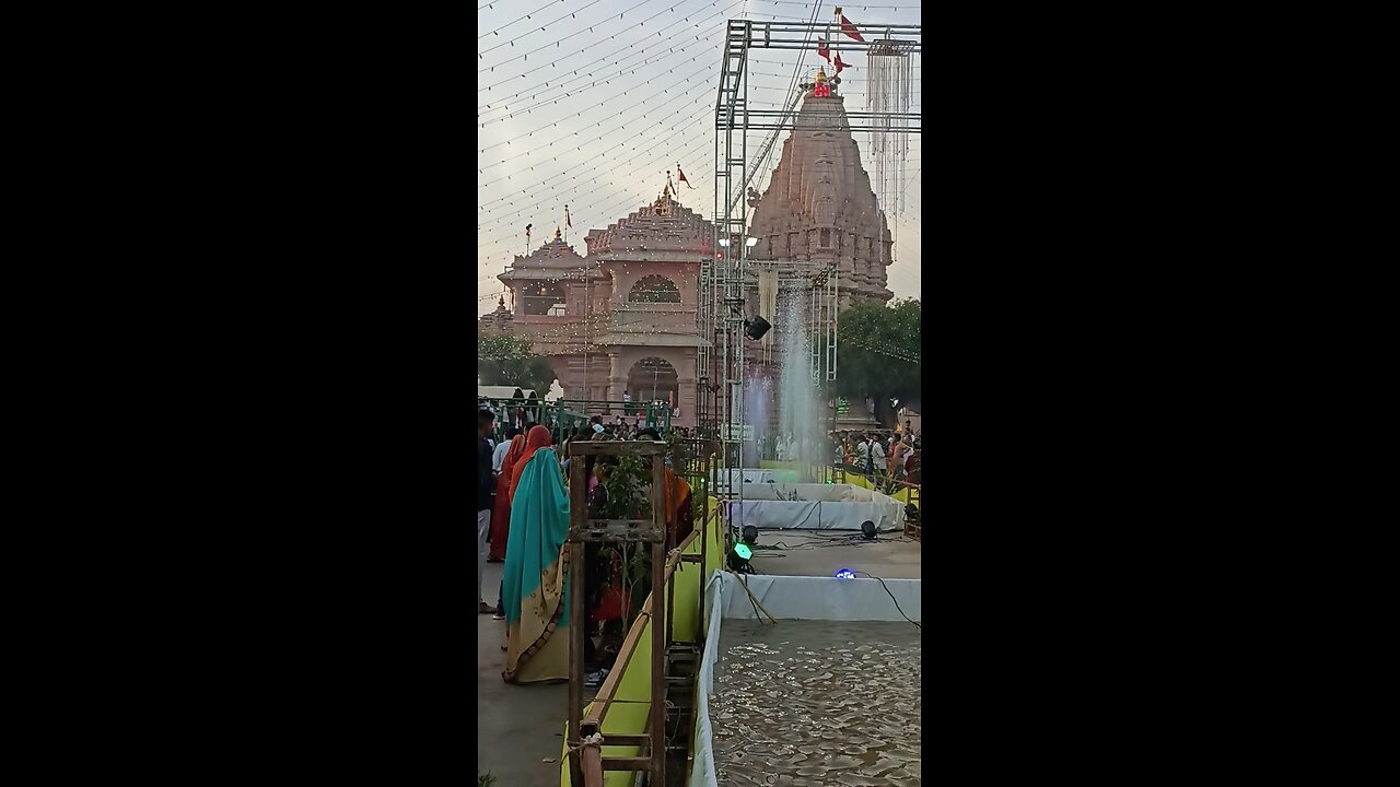 Beautiful water feature at Vardayini mata temple | Rupal|Discover the Distance1