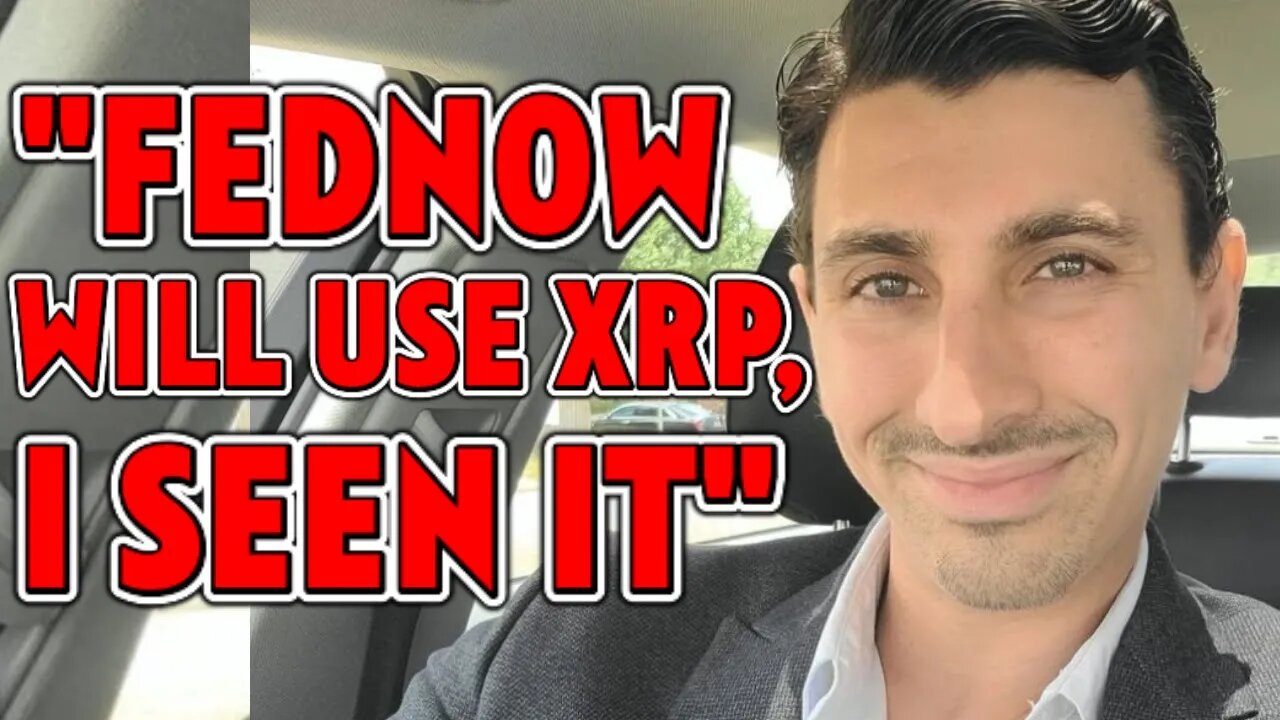 "FEDNOW WILL USE XRP, I SEEN IT" SAYS RESEARCHER W/@BlackSwanCapitalist