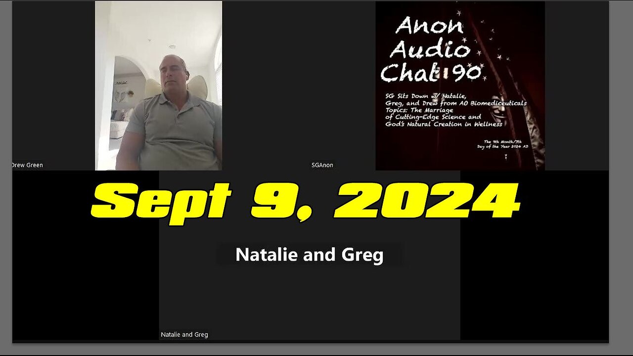 (9/7/2024)|SG Sits Down w/ Natalie, Greg, & Drew from AO Biomediceuticals