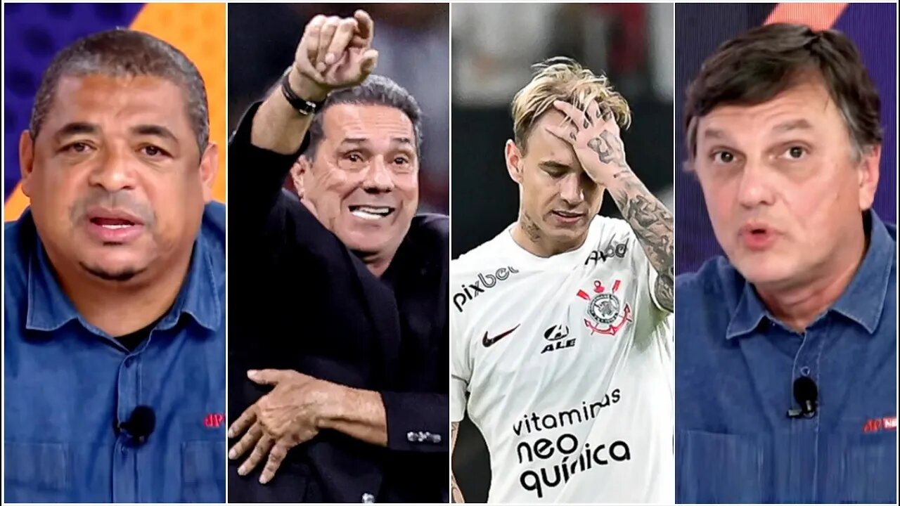 "O Corinthians PIOROU com o Luxemburgo, gente! NÃO GANHOU NENHUM JOGO e..." VEJA DEBATE!